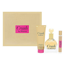 Load image into Gallery viewer, Crush by Rihanna for Women 3 Piece Set Includes: 3.4 oz Eau de Parfum Spray + 3.0 oz Body Lotion + 0.2 oz Eau de Parfum Rollerball

