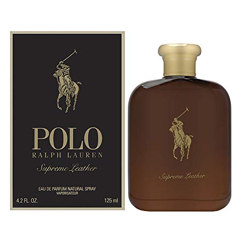 Ralph Lauren Polo Supreme Leather Eau de Parfum Spray for Men, 4 Ounce