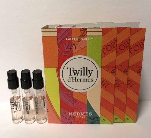3 Hermes Twilly d'Hermes Eau de Parfum 0.06 oz/2 ml Spray Vial Sample for Women