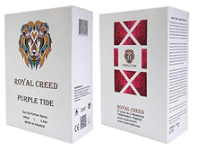 Load image into Gallery viewer, ROYAL CREED PURPLE TIDE. By royal Creed. France Eau De Parfum Spay for Women 100ml (3.4 oz). Wt 680 gm. Box Size 17 x 11.5 x 6.5 cm
