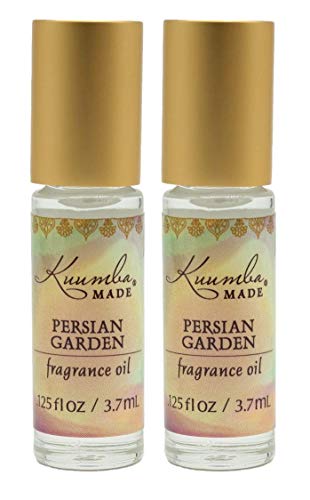 KUUMBA MADE Fragrance Oil Roll-On 1/8Oz 0.125 Oz (Persian Gaeden, Pack of 2)