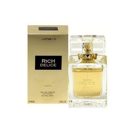 Johan B. Rich Delice for Women Eau De Parfum Spray, 2.8 Ounce by Camrose Trading Inc. DBA Fragrance Express - DROPS