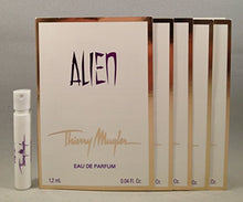 Load image into Gallery viewer, 5 Thierry Mugler Alien EDP 1.2 Ml/0.04 Oz Spray Sample Vial for Women
