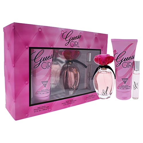 Guess Girl 3 Piece Gift Set with 3.4 Oz by Guess NEW For Women