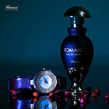 Load image into Gallery viewer, Romance for Woman EDP - Eau De Parfum 45ML (1.5 oz) I Intensely Captivating | Aromatic fresh, Green, Fruity, Musky, Ambery-Woody | Elegant bottle | by RASASI Perfumes
