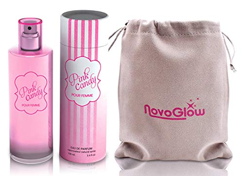 Pink Candy - Eau De Parfum Spray Fragrance for Women - Daywear, Casual Daily Cologne Set with Deluxe Suede Pouch- 3.4 Oz Bottle- Ideal EDT Beauty Gift for Birthday, Anniversary?Ǫ