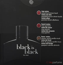 Load image into Gallery viewer, Spectrum Perfumes Black is Black Eau De Toilette Spray for Men, 3.4 Ounce
