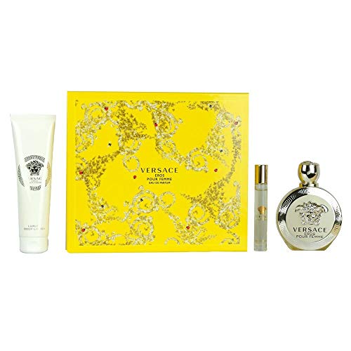 VERSACE Eros 3 Piece Eau De Parfums Set for Women