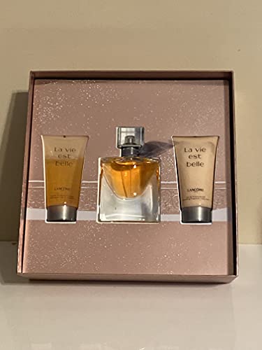 Lancome La Vie Est Belle Gift Set 1.0oz (30ml) EDP + 1.7oz (50ml) Body Lotion + 1.7oz (50ml) Shower