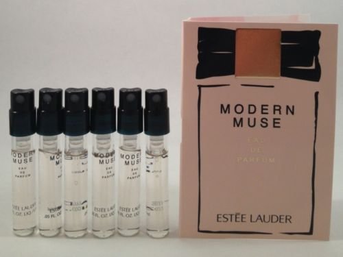 6 Estee Lauder Modern Muse EDP Spray Sample Vial 1.5ml/ 0.05 Oz Each Lot