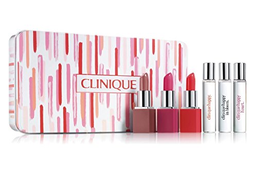 Clinique Happy Perfume & Pops Lip 6 PC Gift Set