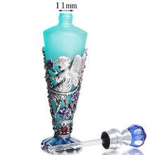 Load image into Gallery viewer, Waltz&amp;F Jeweled Slim Vintage Perfume Bottle Empty Refillable Essential Oil Bottle Frosted Glass Bottle25ml (angel2)
