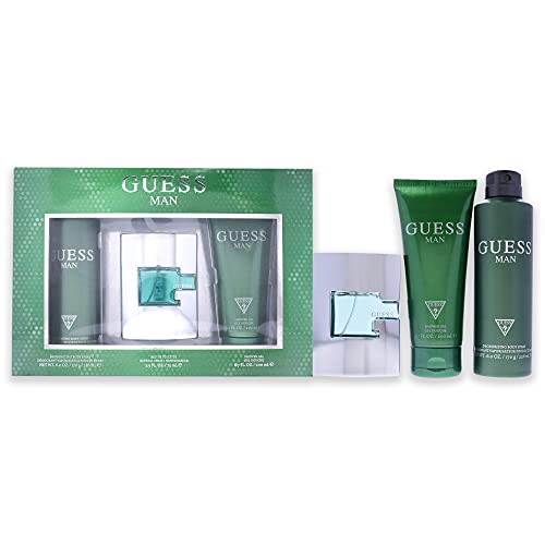 Guess 3 Piece Gift Set with 2.5 Oz by Guess NEW For Men