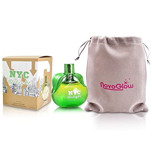 NYC DELIGHT Eau De Parfum For Women Spray Perfume, Fragrance For Women - Daywear, Casual Daily Cologne Set with Deluxe Suede Pouch- 3.4 Oz Bottle- Ideal EDP Beauty Gift for Birthday, Anniversary