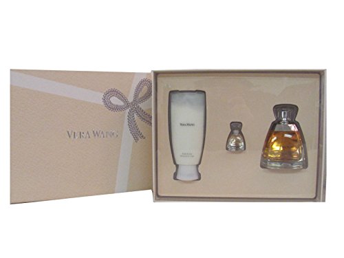 Vera Wang By Vera Wang Gift Set for Women: 3.4 Oz Eau De Parfum Spray + 3.4 Oz Body Lotion + 4ml Eau De Parfum