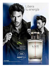 Load image into Gallery viewer, L'Bel LIVE INTENSE for Men Eau de Toilette Atomiseur by L'BEL PARIS 3.4 Oz (3.4 Oz)
