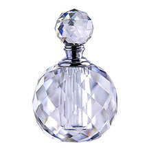 Load image into Gallery viewer, H&amp;D Crystal Art Deco Vintage Style Perfume Bottles Empty Glass Refillable 10ml
