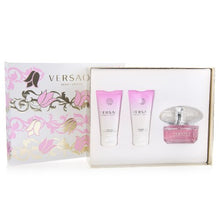 Load image into Gallery viewer, Versace Versace Bright Crystal Women Giftset (Eau De Toilette Spray, Perfumed Bath and Shower Gel, Shimmering Body Gel)
