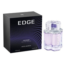 Load image into Gallery viewer, EDGE Women, Eau de Parfum 100mL | Delicate Freesia and Unique Aroma of Deep Roses Fragrance | Peony, Jasmine, Rose, Sandalwood, White Musk | by Oud Perfume Artisan Swiss Arabian | Cologne Spray

