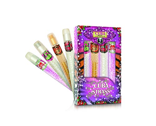 Cuba Strass Collection 4-Piece Perfume Variety Set for Women