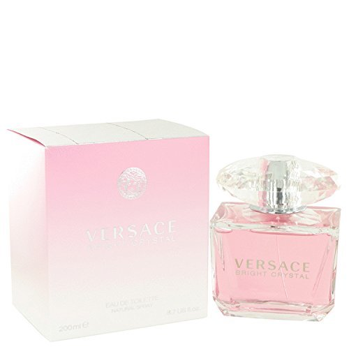 Versace Bright Crystal Eau de Toilette Spray for Women, 6.7 Ounce