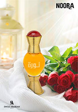 Load image into Gallery viewer, Noora Perfume Oil 20mL | Divine Oriental Composition of Sultry Floral, Honey, Orange and Sweet Notes | for Women and Men | Alcohol Free Attar, Vegan Fragrance | by Parfum Artisan Swiss Arabian Oud
