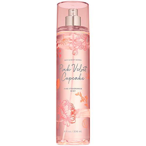 Bath and Body Works Pink Velvet Cupcake Fragrance Mist 8 Fluid Ounce Spray Fall 2019 Collection