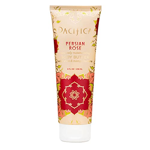 Pacifica Body Butter Tube, Persian Rose, 8 Ounce