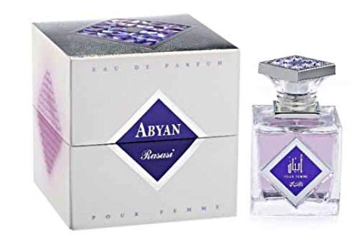 Abyan for Women EDP - Eau De Parfum 95 ML (3.2 oz) I Irresistible Pour Femme Spray I Lingering Sensuousness of Amber, Wood and Vanilla I Signature Arabian Perfumery | by RASASI Perfumes