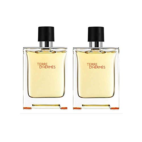 Hermes Terre D' Hermes 2 Pc. Gift Set (2 X Eau De Toilette 1.7 Oz./ 50 Ml) for Men By Hermes, 1.7 Fl Oz