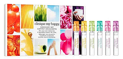 Clinique My Happy Discovery Six-Piece Fragrance Mini Set 0.05 oz each