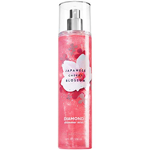 Bath and Body Works Diamond Shimmer Mist, Japanese Cherry Blossom, 8.0 Fl Oz