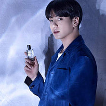 Load image into Gallery viewer, JUNGKOOK BTS Perfume +A Random BTS Member Standee+Pop up card+photo cards
