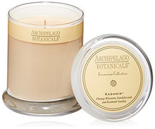 Load image into Gallery viewer, Archipelago Botanicals Kashmir Glass Jar Candle. Soft Scent of Orange Blossom, Sandalwood and Kashmir Vanilla. Clean Soy Wax Blend Burns 60 Hours (8.6 oz)
