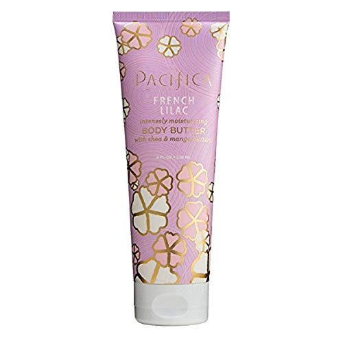 Pacifica Body Butter, French Lilac, 8 Ounce