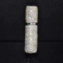 Load image into Gallery viewer, TISHAA Bling Dazzling Portable Travel Perfume Spray Mist Toiletry Bottle Container (White)

