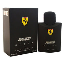 Load image into Gallery viewer, Scuderia Ferrari Black | Eau de Toilette Natural Spray | Fragrance for Men | Aromatic Fougere with Citrus, Fruit, Cinnamon, and Vanilla Scent | 125 mL / 4.2 fl oz
