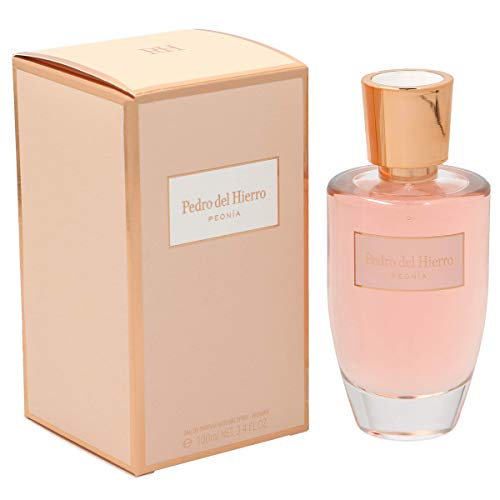 Pedro del Hierro, PDH, Peonia, Fragrance, for Women, Eau De Parfum, EDP, 3.4oz, 100ml, Perfume, Spray, Pink, Rose Gold, Bottle, Made in Spain, by Tailored Perfumes (PH010)