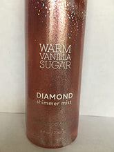 Load image into Gallery viewer, Bath &amp; Body Works Signature Collection Diamond Shimmer Mist - Warm Vanilla Sugar - 8 fl oz / 236 mL
