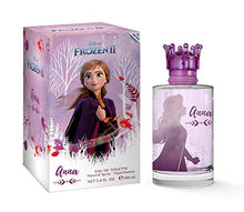 Load image into Gallery viewer, Anna Frozen Disney Princess Fragrance for Kids Eau de Toilette EDT 3.4oz 100ml Perfume Spray Made in Spain, pink, by Air Val International
