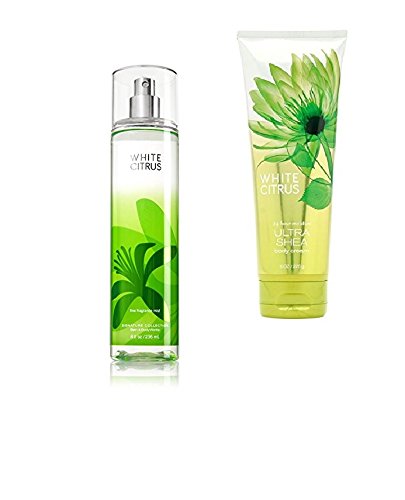 Bath and Body Works - Signature Collection ?Çô WHITE CITRUS- Gift Set- Fine Fragrance Mist 8 FL Oz & Ultra Shea Body Cream
