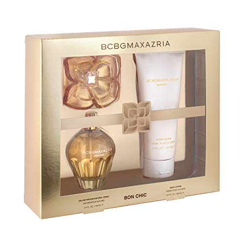 BCBGMAXAZRIA Bon Chic 3.4 Ounce Eau de Parfum Perfume Set for Women with 6.7 Ounce Body Lotion
