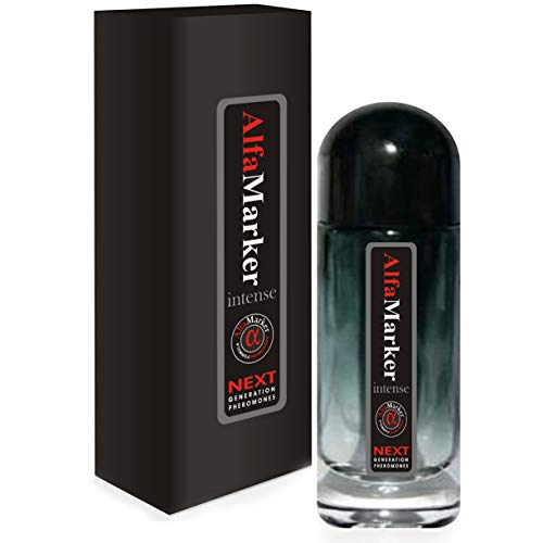 Alfamarker Pheromones Perfume for Men Spray to Attract Women Male Pheromone Cologne Intense 20ml Hombres Feromonas Formula para Atraer Mujeres Premium scent Great Holiday Gift