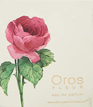 Load image into Gallery viewer, Oros Fleur 2.9 Oz Eau De Parfum Spray for Women with Swarovski ElementsSpecial Free Gift with Purchase
