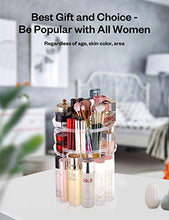 Load image into Gallery viewer, Rotating Makeup Organizer - Anjou 360-degree Rotatable DIY Skincare Organizers Large Capacity Cosmetic Holder Storage with 4 Layers Trays for Countertop, Dresser Room, Bathroom, Vanity

