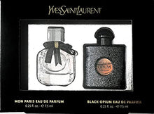 Load image into Gallery viewer, Yves saint Laurent Mini Duo Gift Set: Black Opium and Mon Paris 0.25 fl.oz./ 7,5ml ea
