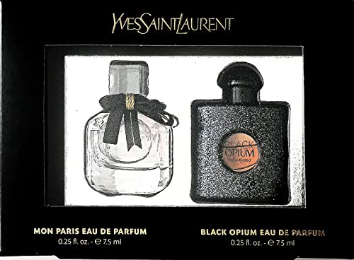 Yves saint Laurent Mini Duo Gift Set: Black Opium and Mon Paris 0.25 fl.oz./ 7,5ml ea