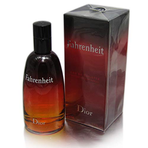 Fahrenheit By Christian Dior For Men. Eau De Toilette Spray Red, 3.4 Oz.