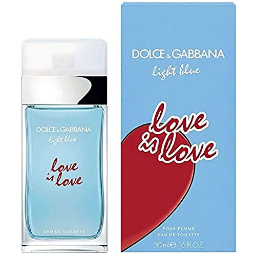D & G LIGHT BLUE LOVE IS LOVE by Dolce & Gabbana, EDT SPRAY 1.7 OZ