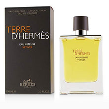 Load image into Gallery viewer, Terre D&#39;hermes Eau Intense Vetiver by Hermes Eau De Parfum Spray 3.3 oz Men
